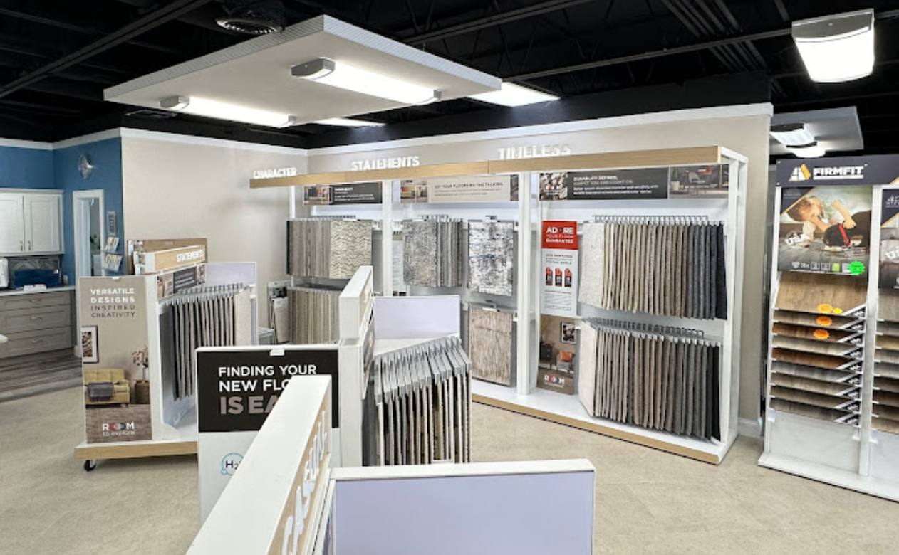 Retail 2.0 showroom for Coastal Flooring America in Dunedin, FL