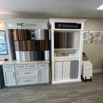 Cabinet display at Coastal Cabinets in Seminole, FL